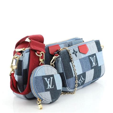 louis vuitton multi pochette denim|Louis Vuitton multi pochette monogram.